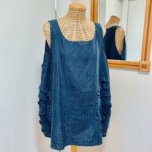 Krista Larson Cabbage Rose Tunic Tank